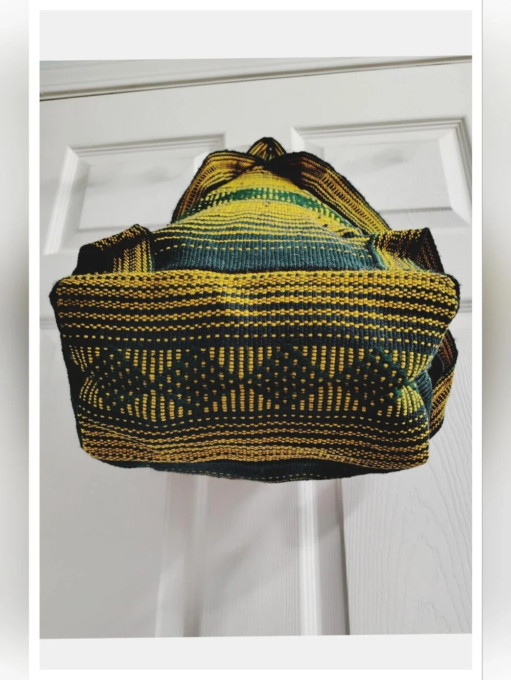🏈 Green Bay Packers 🏈 Drawstring 'Hippie' Woven Backpack 16